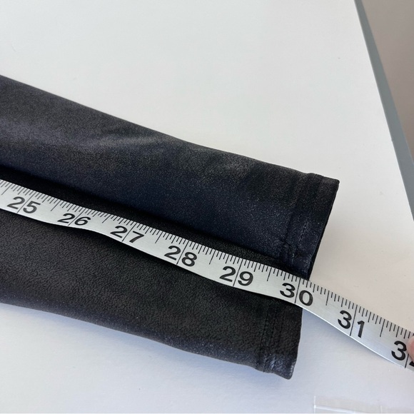 SPANXshape™ Faux Leather Black Metallic Leggings - Picture 10 of 11